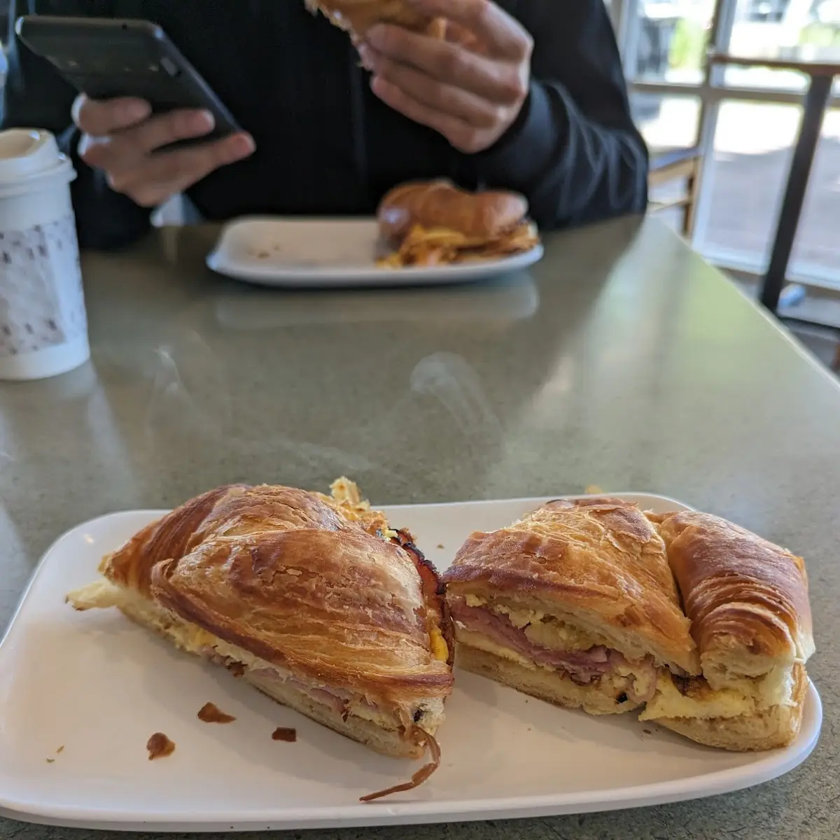 Ham & Swiss Croissant