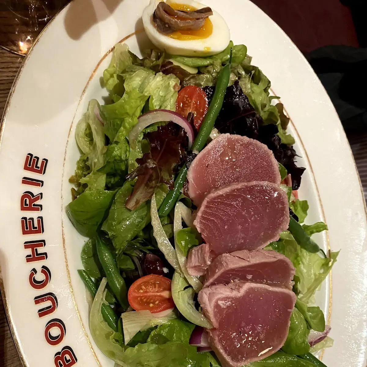 Seared Tuna Salad with Greens