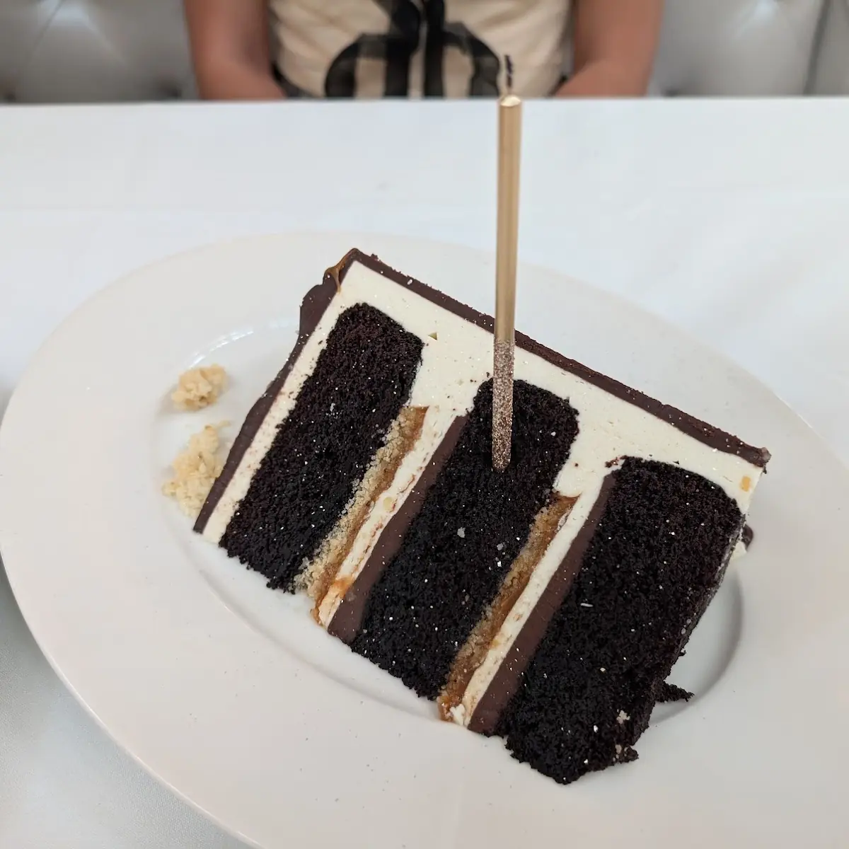 Dark Chocolate Layer Cake with Frosting