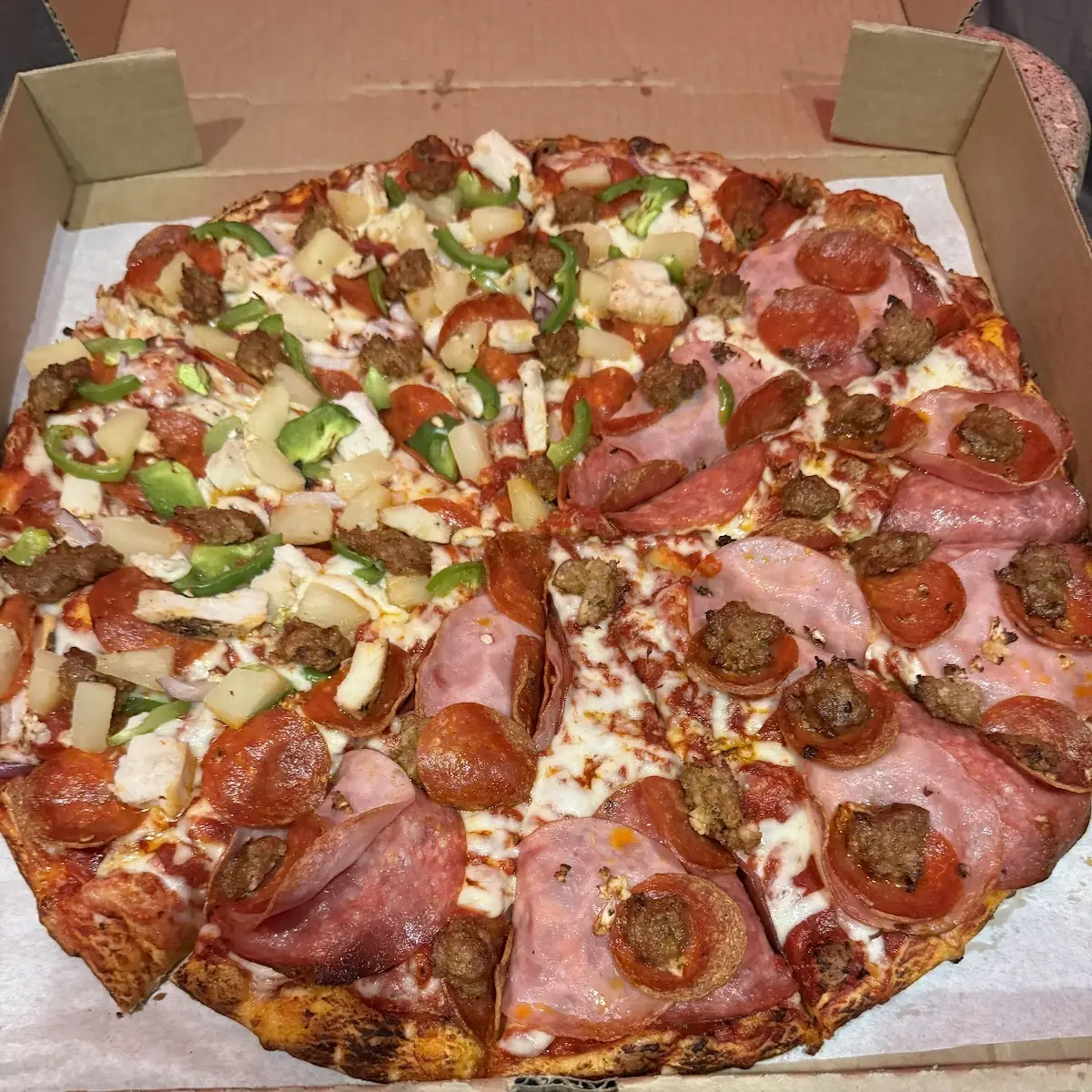 Specialty Half & Half Pizza Large