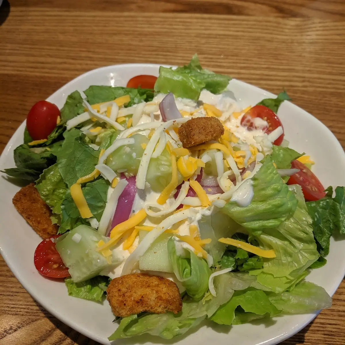 House Salad with Ranch Dressing