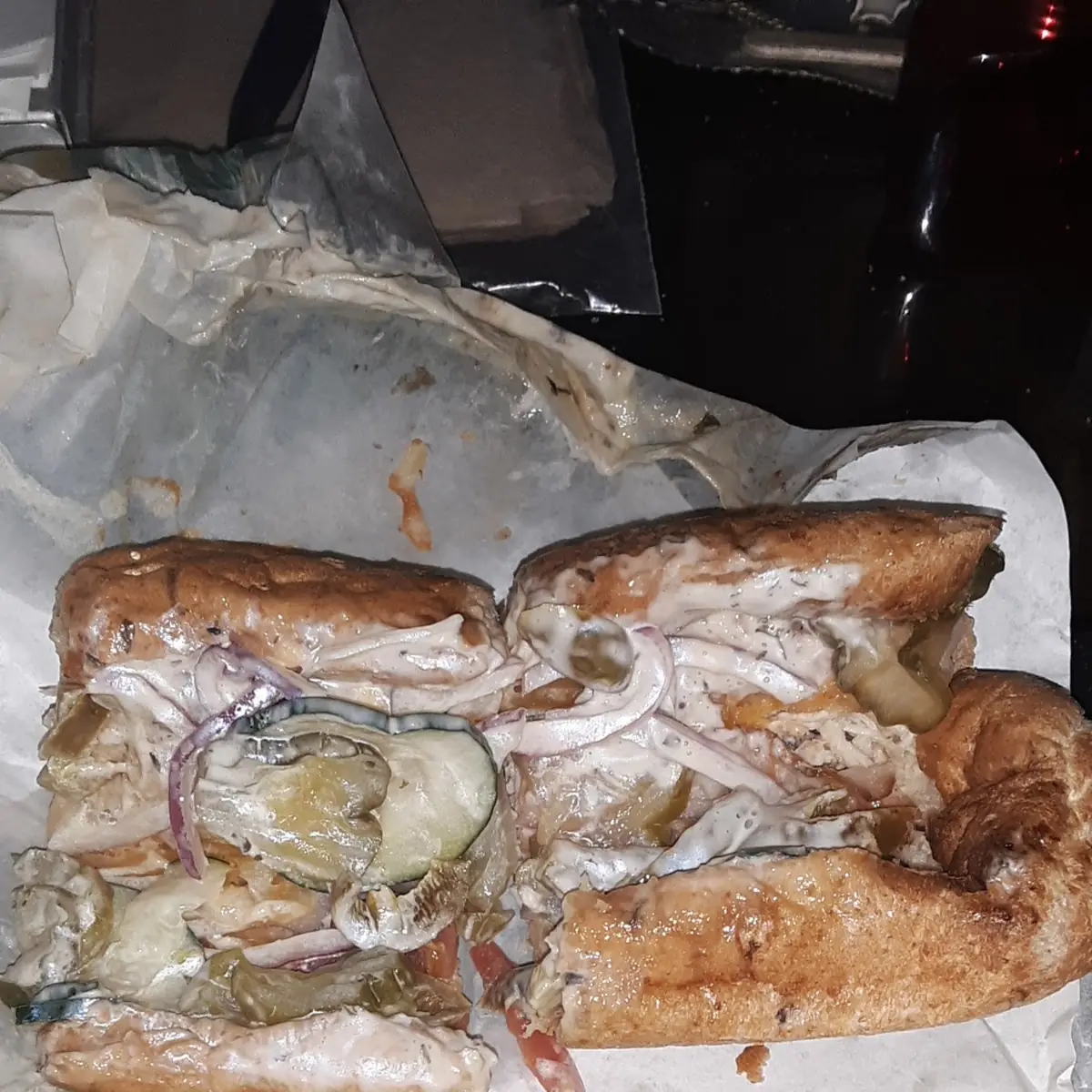 Garlic Rotisserie Chicken Sub