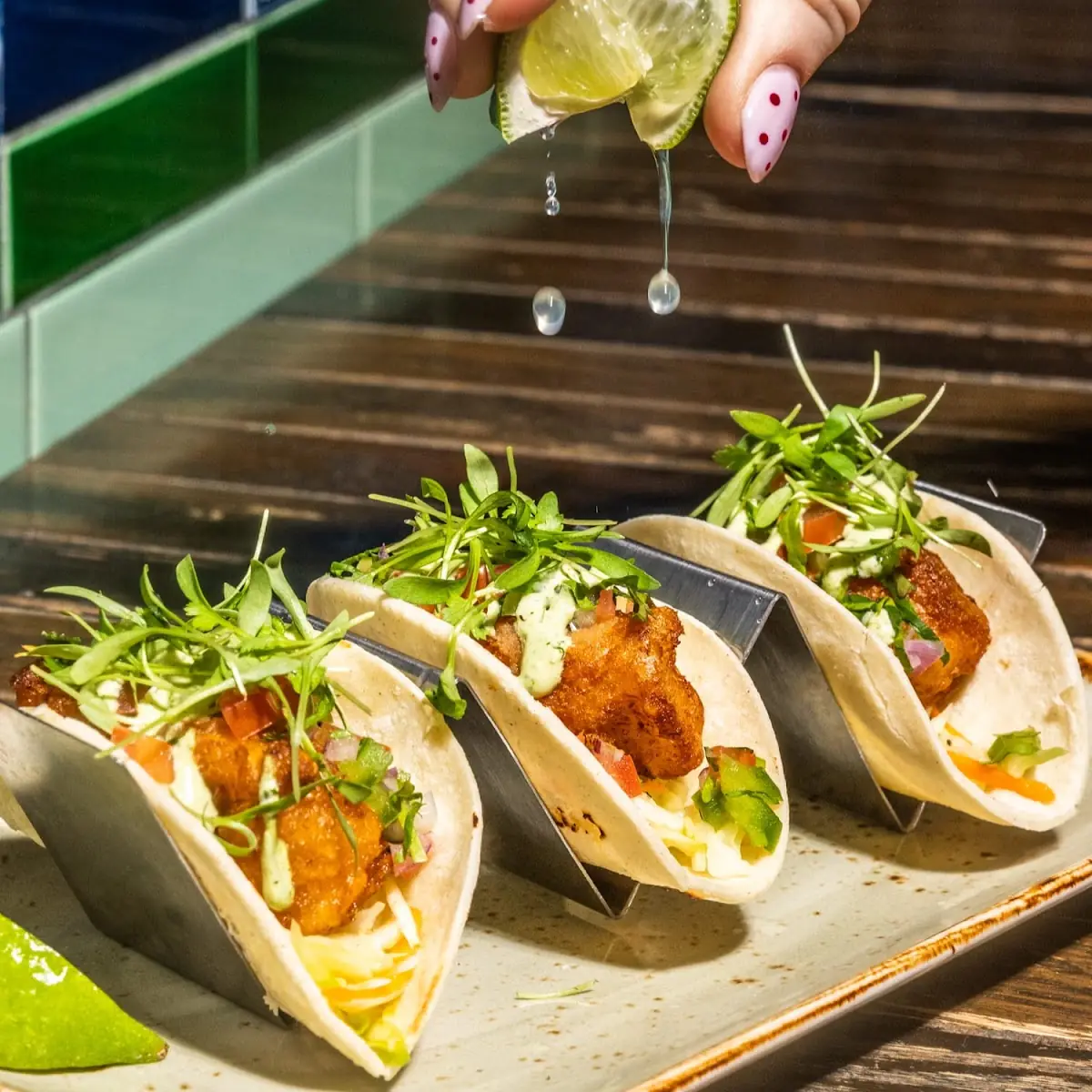 Mini Chicken Al Pastor Tacos