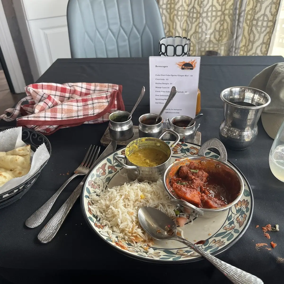 Goat Vindaloo Lunch
