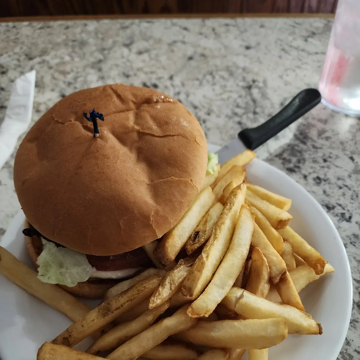 Cheeseburger and Fries