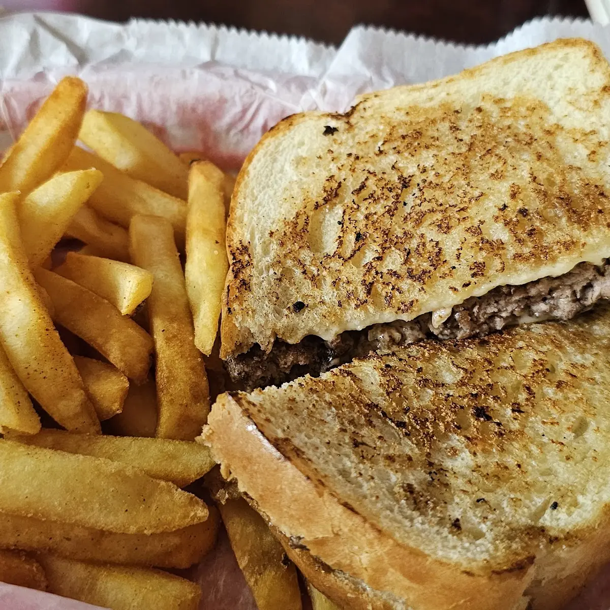 Patty Melt Burger Combo