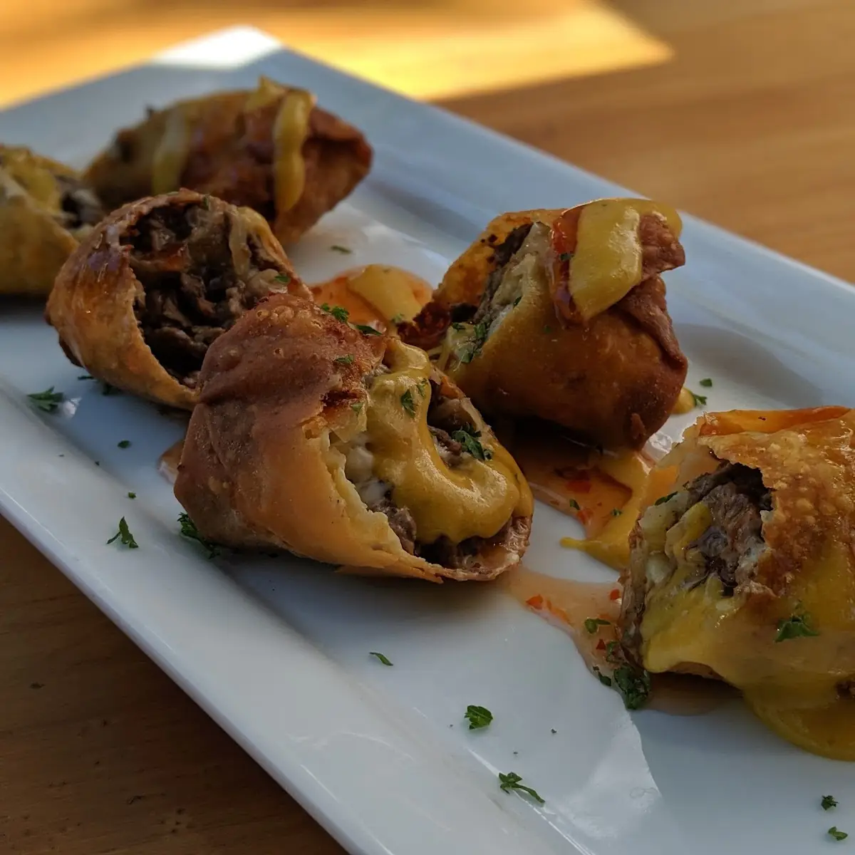 Philly Cheese Steak Egg Rolls