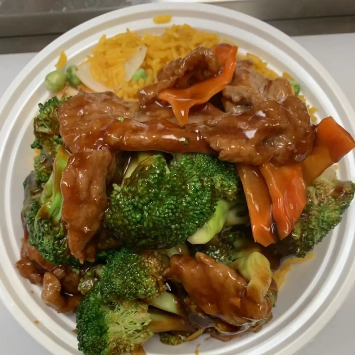 Triple Delight in Garlic Sauce