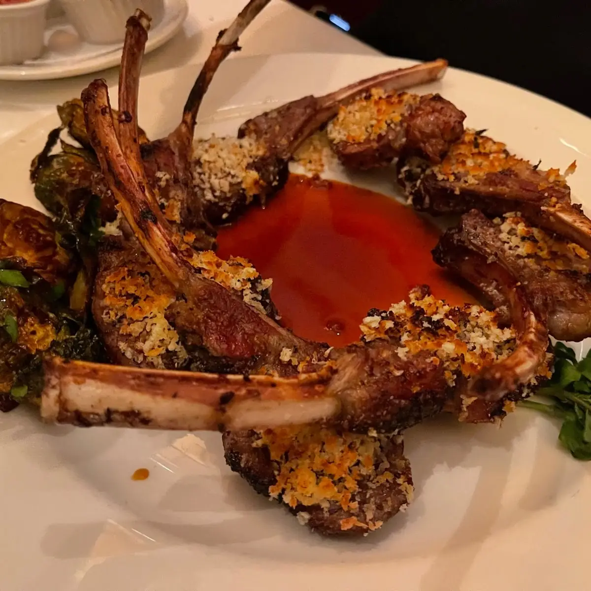Lamb Chops and African Lobster Tail