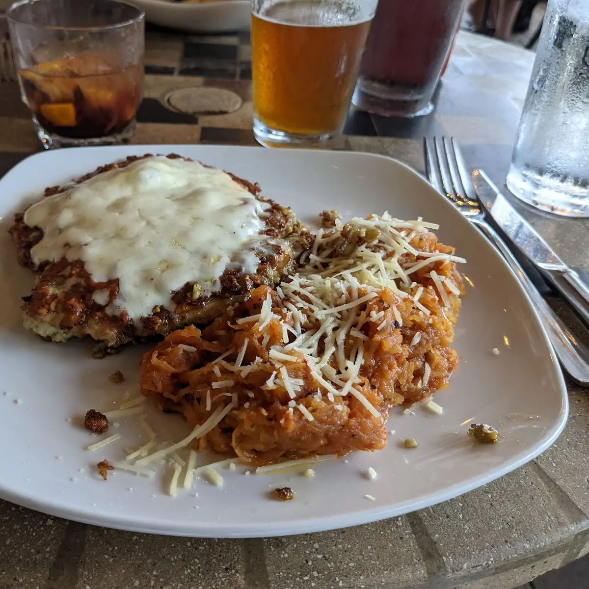 Chicken Parm with Spaghetti Squash