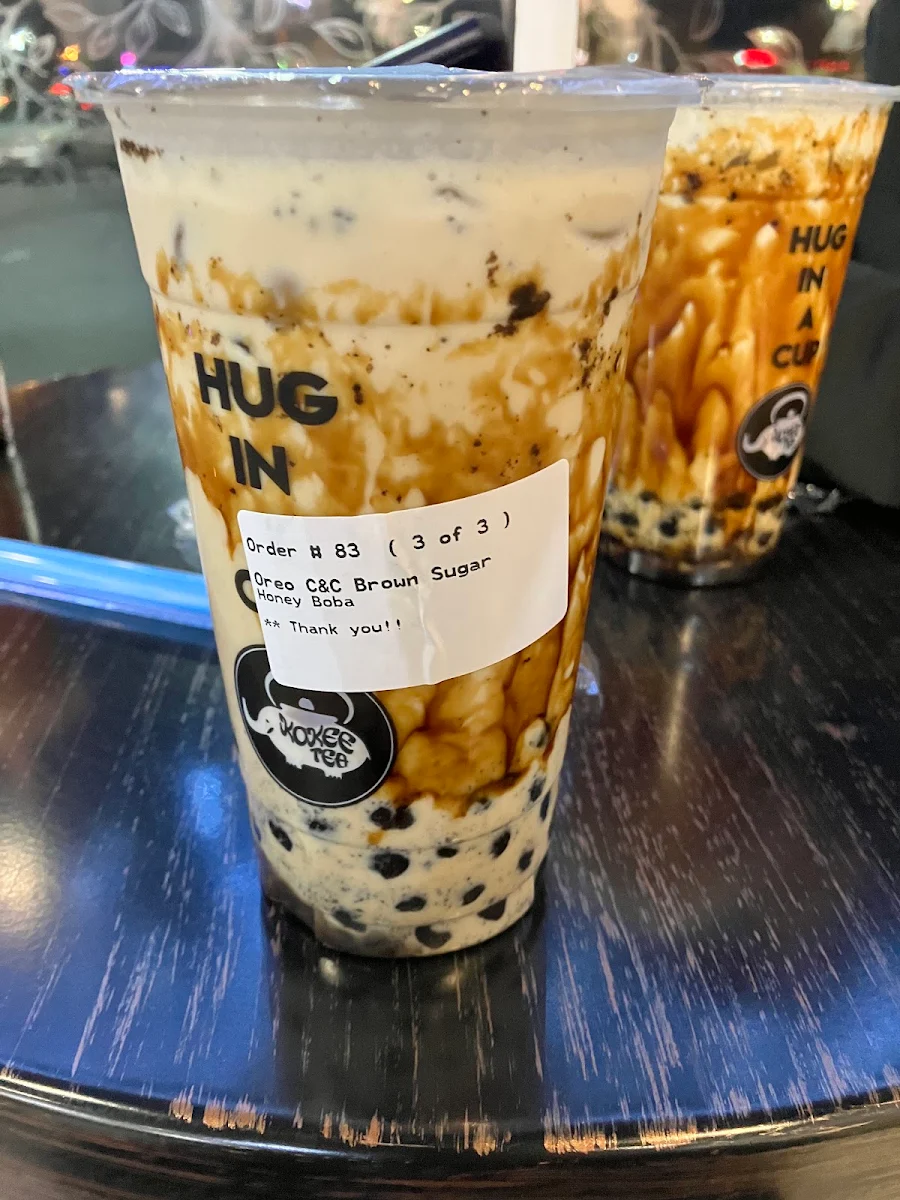 Oreo and Brown Sugar Bubble Tea