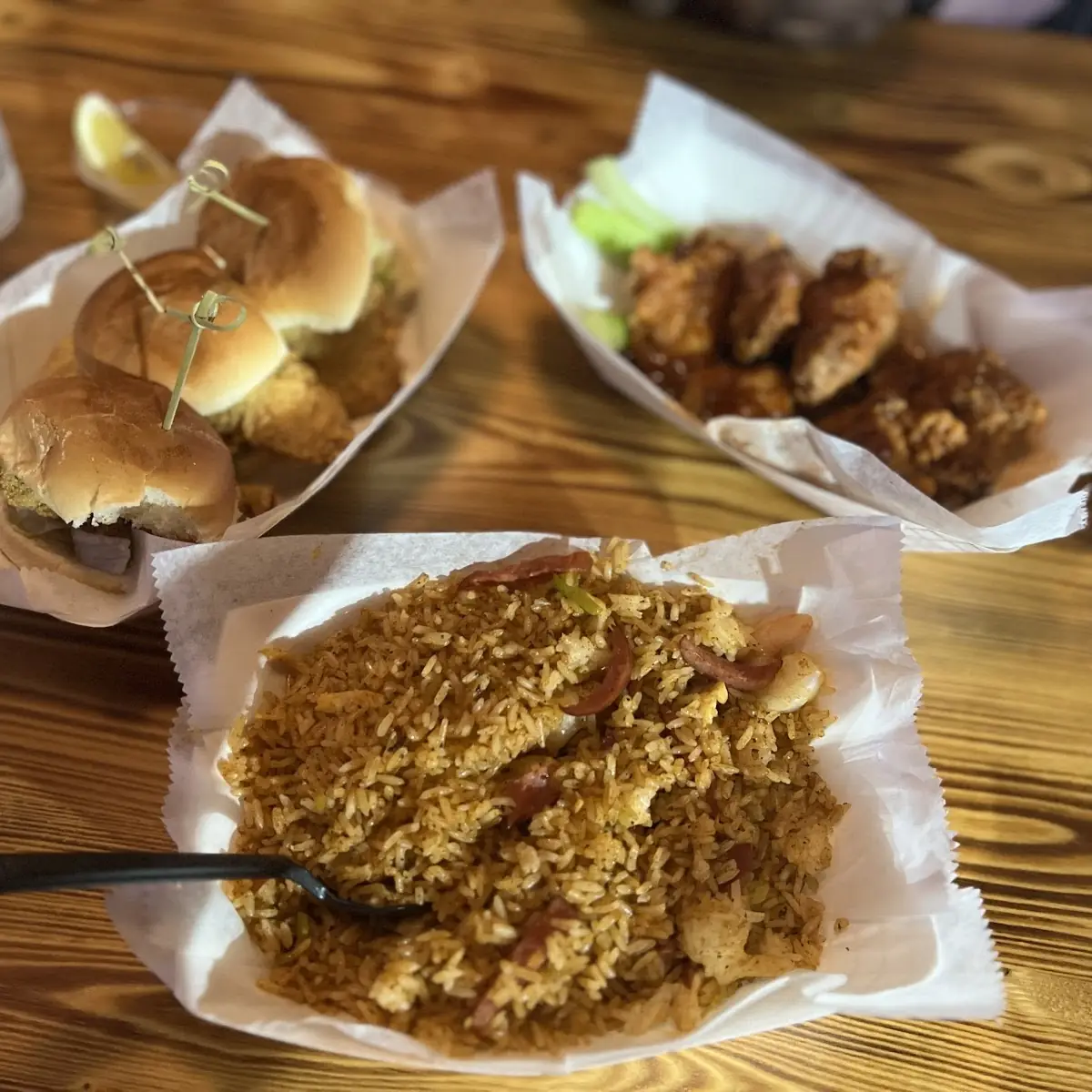 Buffalo Wings Cajun Fried Rice