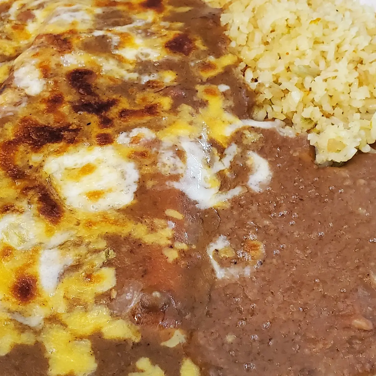 Cheese Enchilada Plate