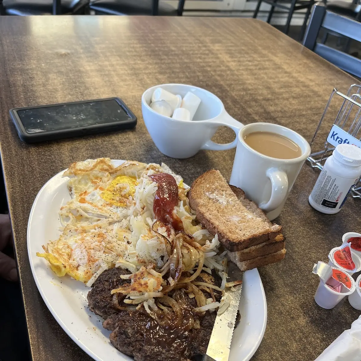 Hamburger Steak Breakfast
