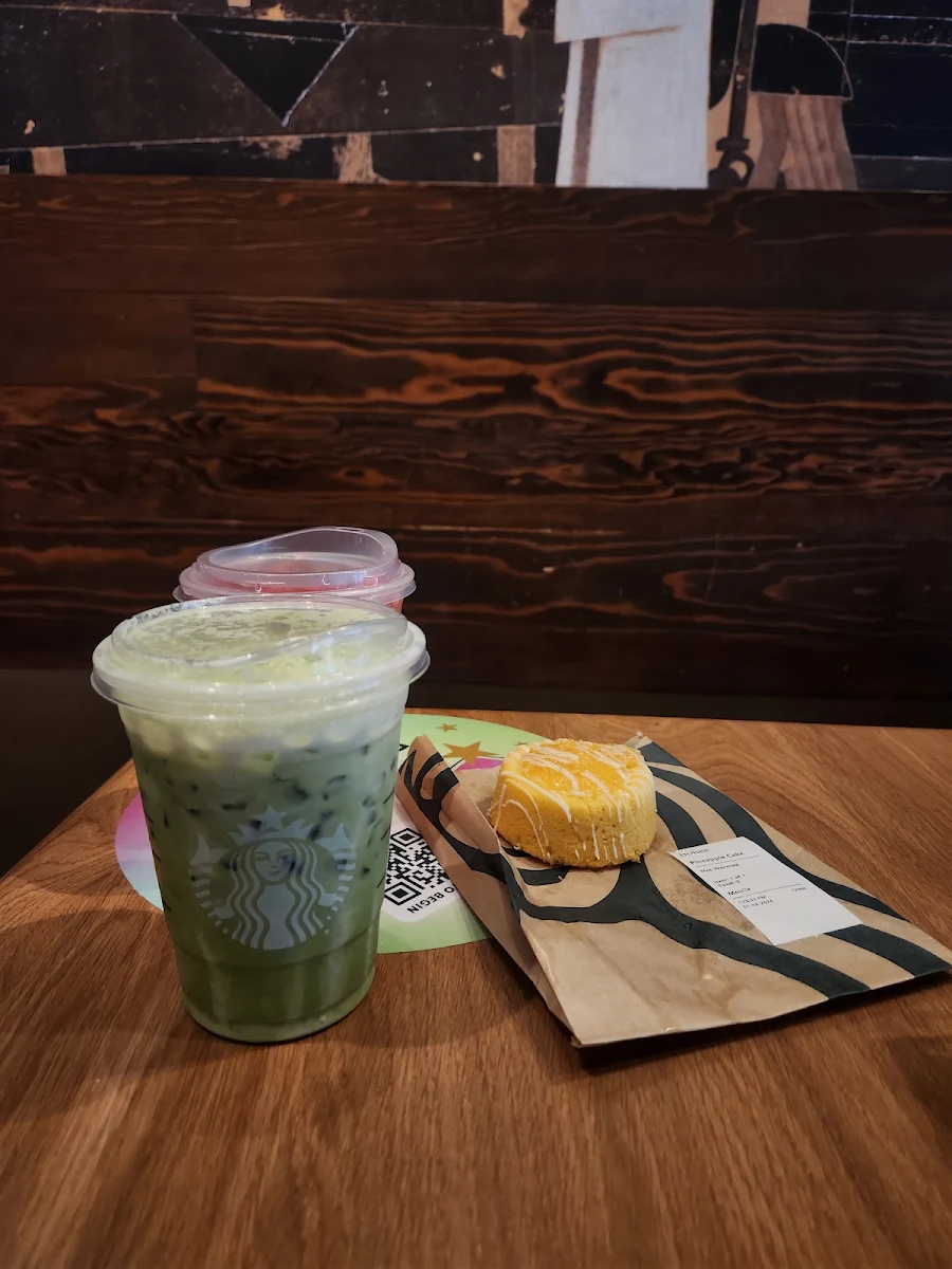 Pineapple Cloud Cake Iced Nondairy Salted Caramel Cookie Matcha