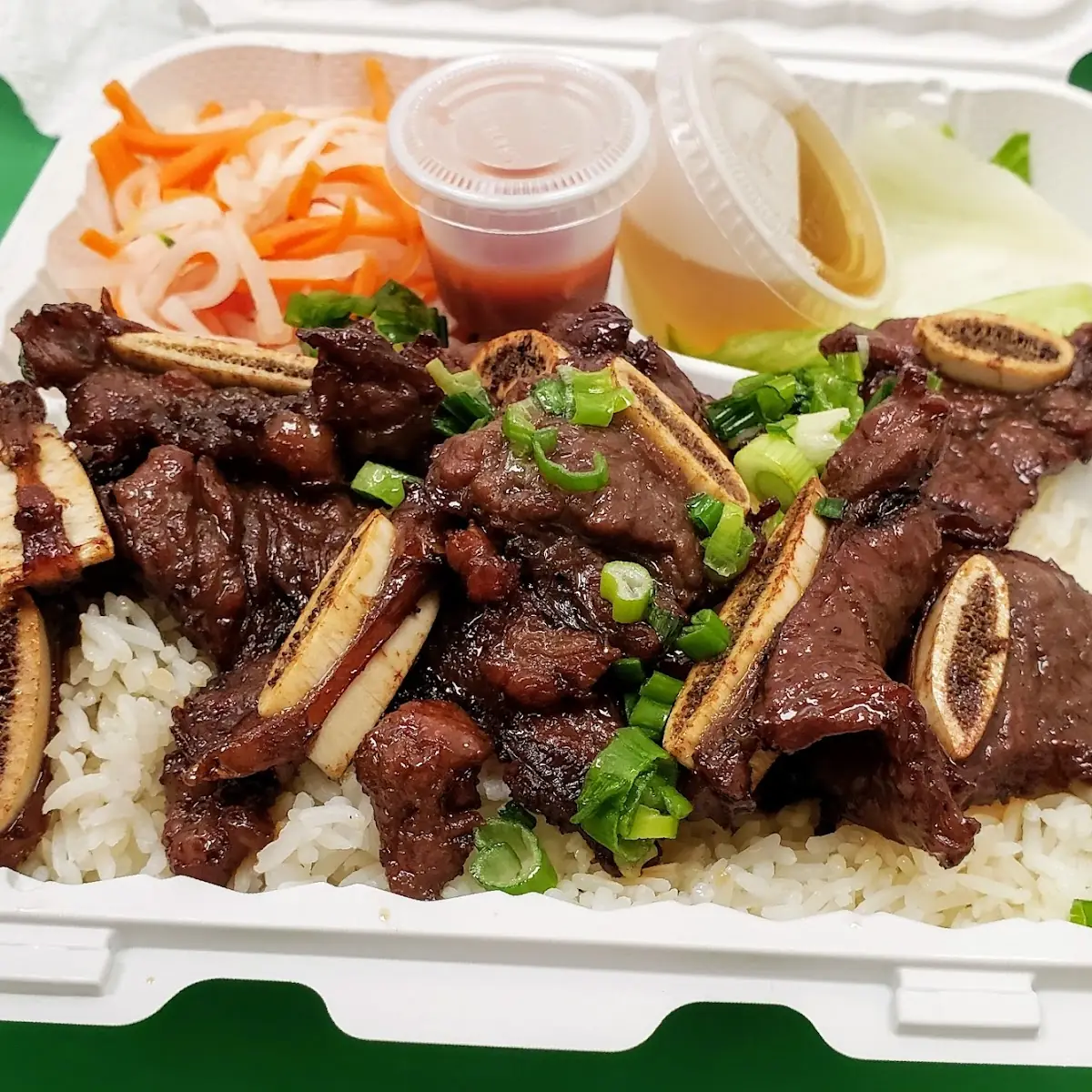 Grilled Short Ribs w Rice