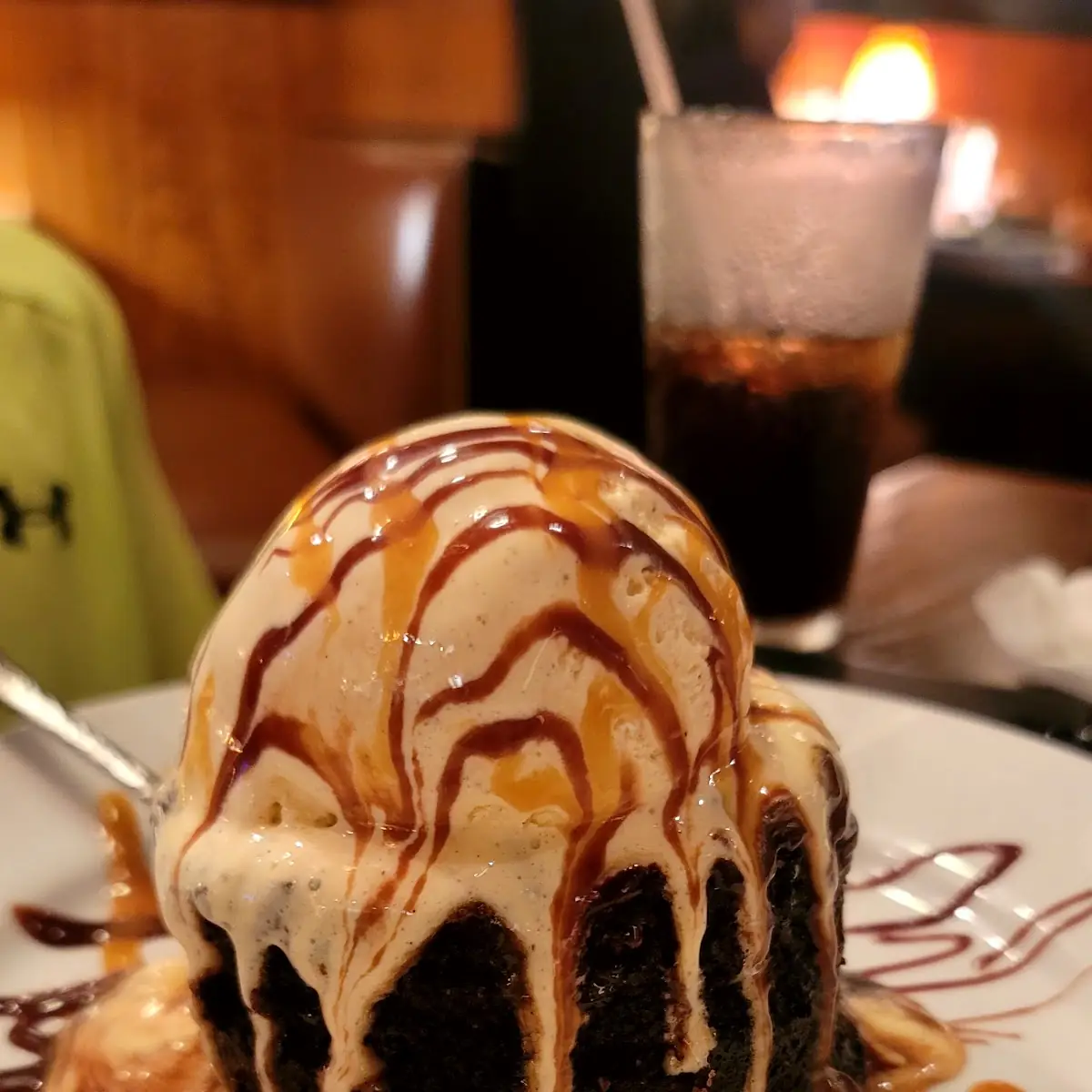 Lava Cake with Ice Cream
