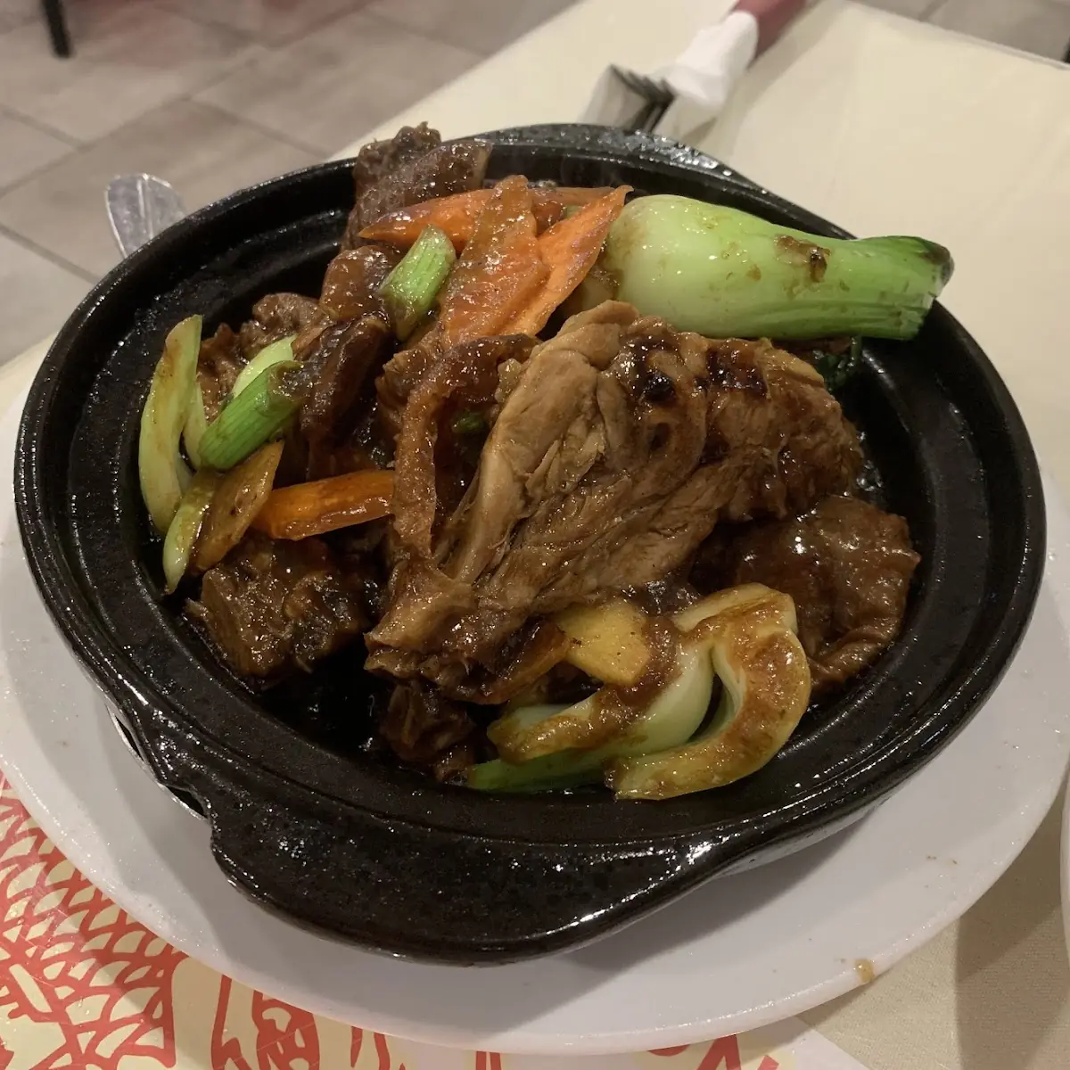 Beef Short Ribs in Sizzling Plate