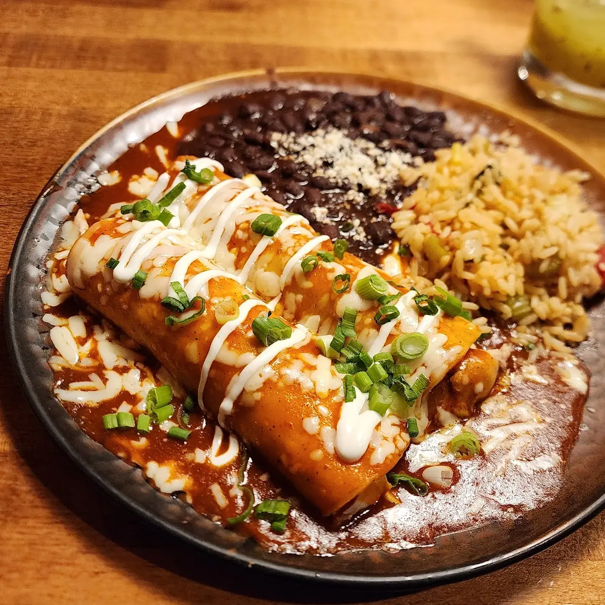 Chicken and Sour Cream Enchiladas