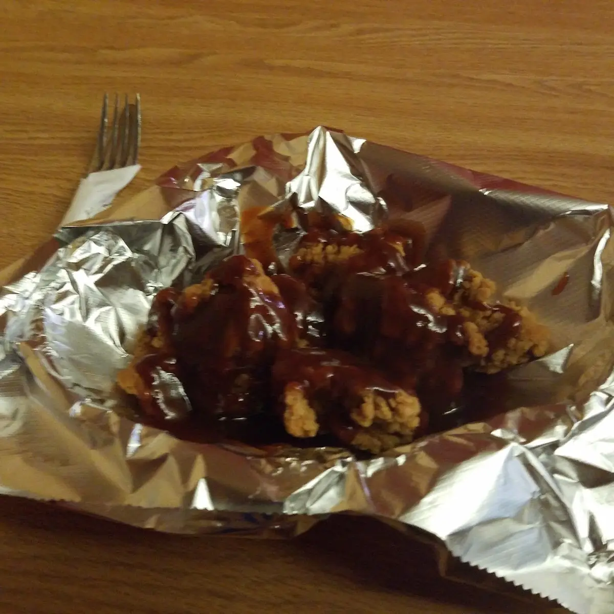 Boneless Wings with BBQ Sauce