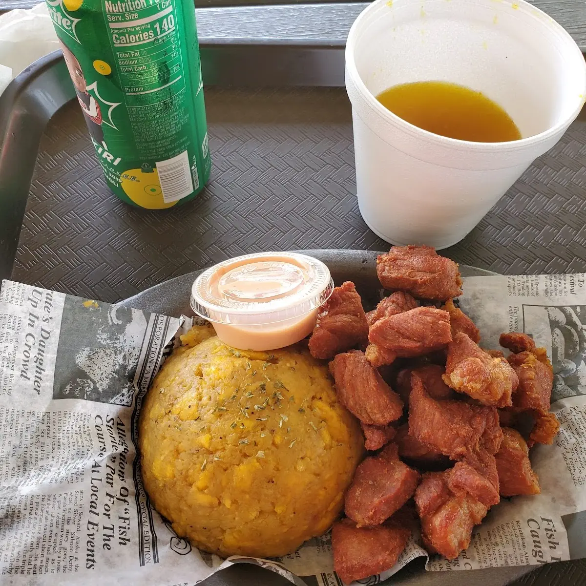 Mogongo de Carne Frita