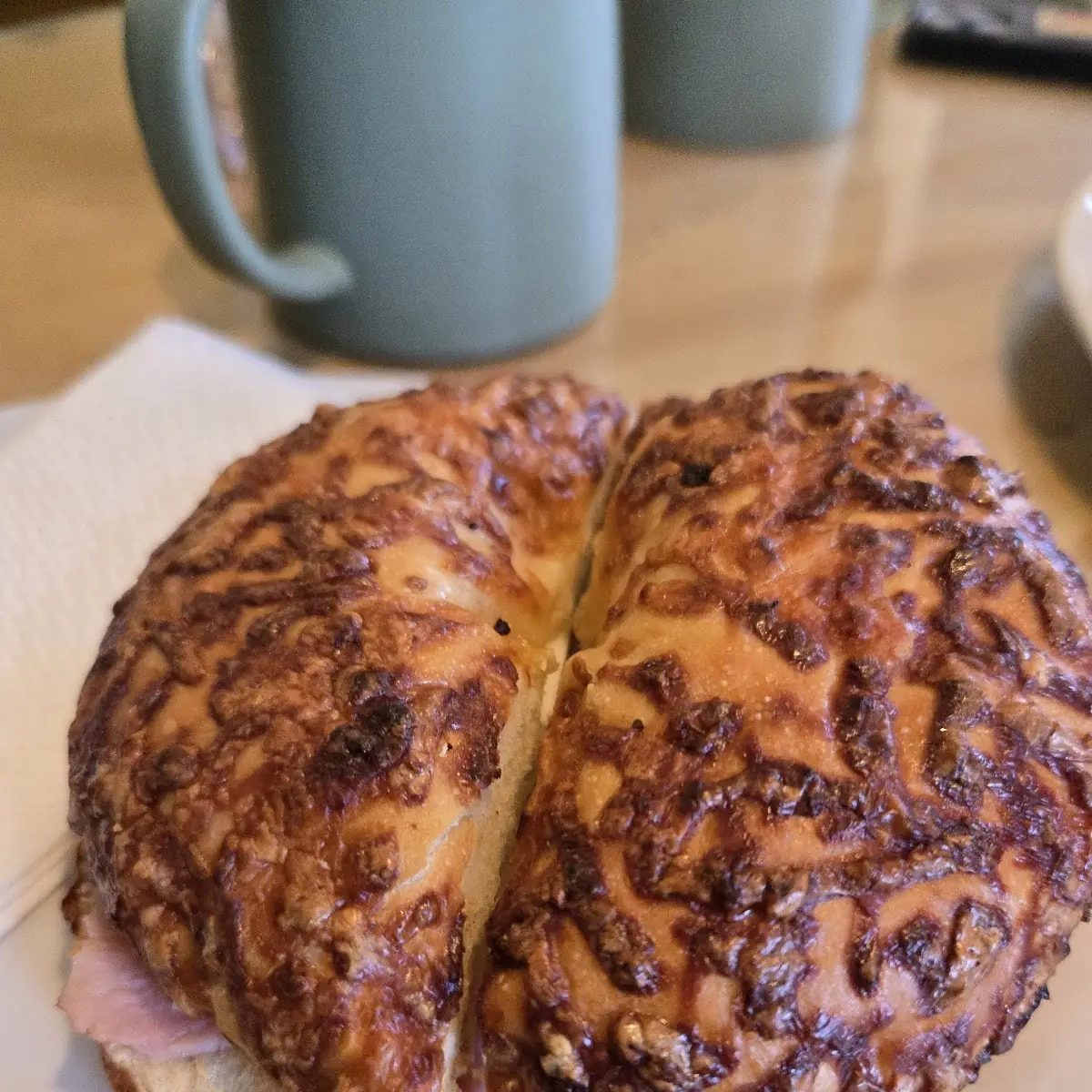 Ham & Cheese Bagel Sandwich