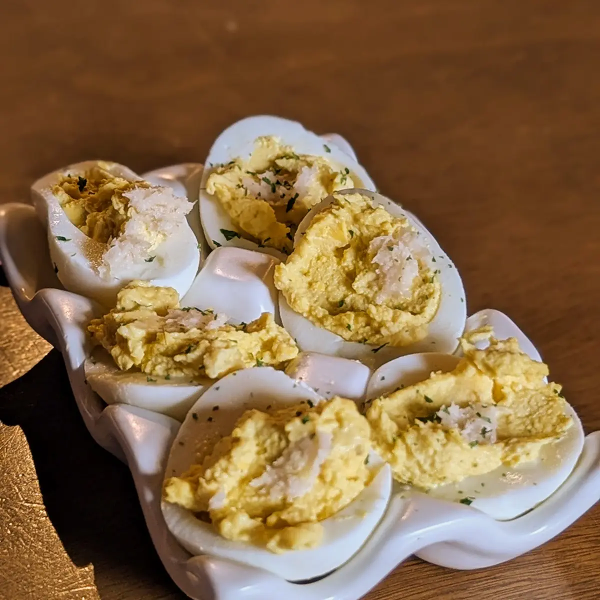 Horseradish Deviled Eggs