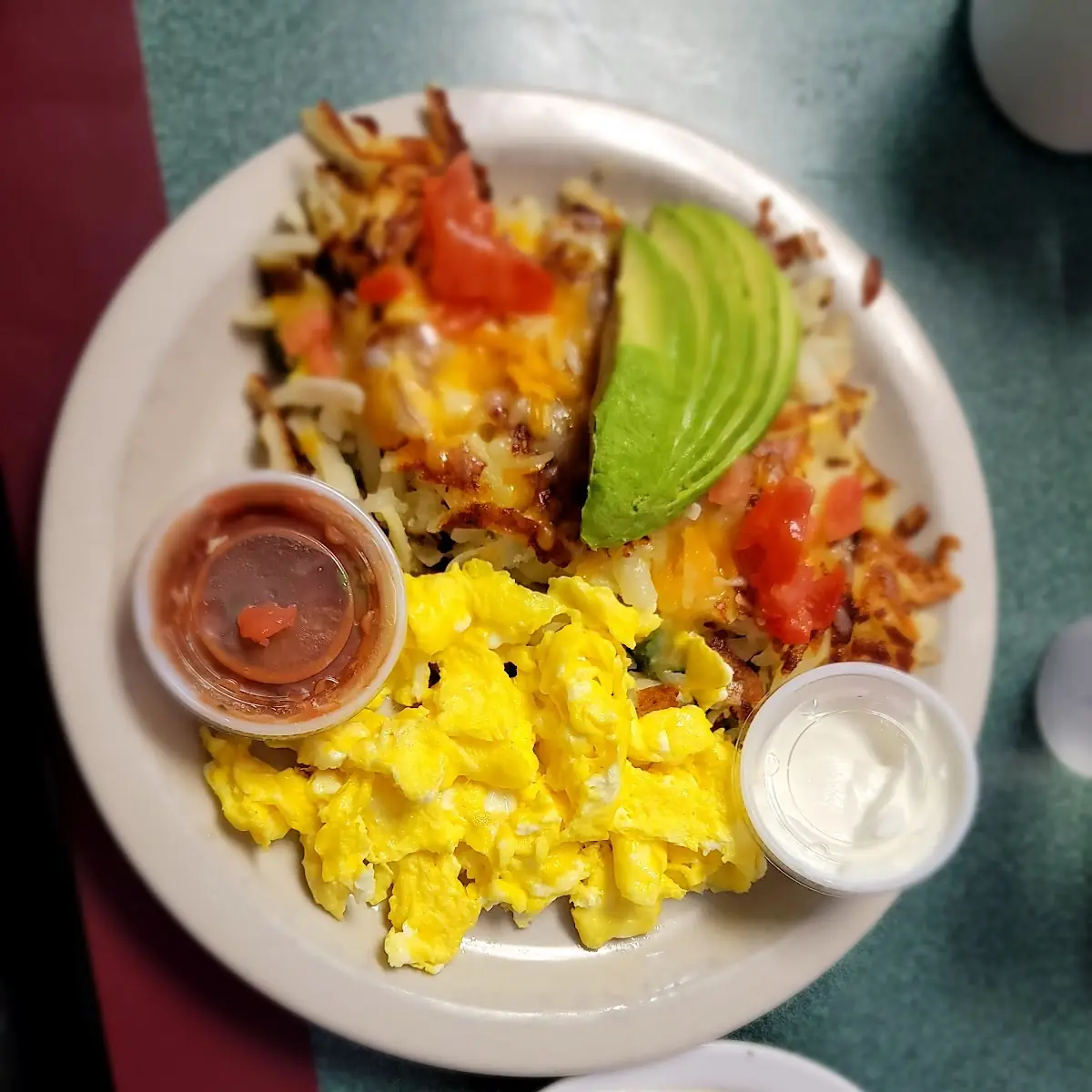 Loaded Hash Browns with Bacon