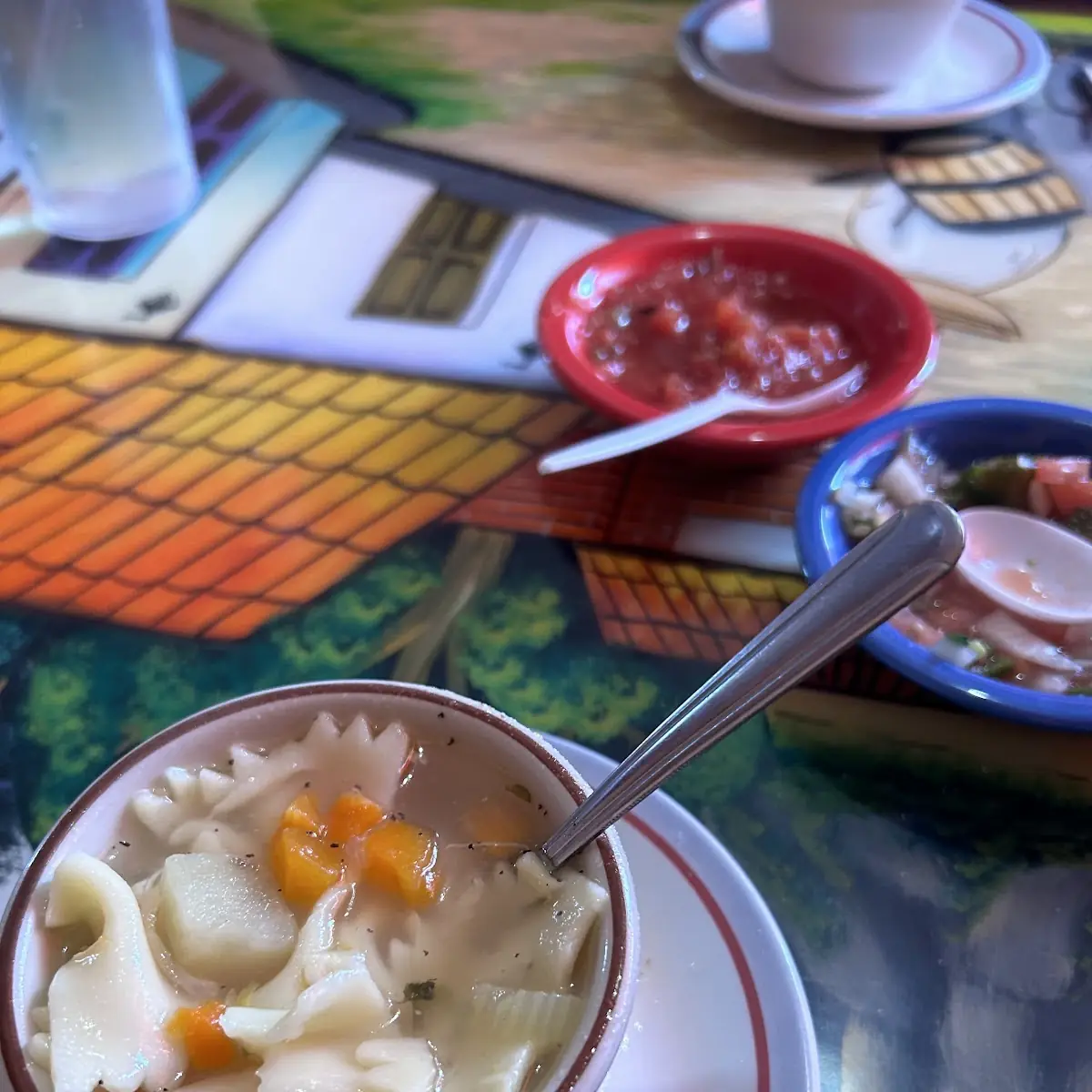 Complimentary Chicken Noodle Soup