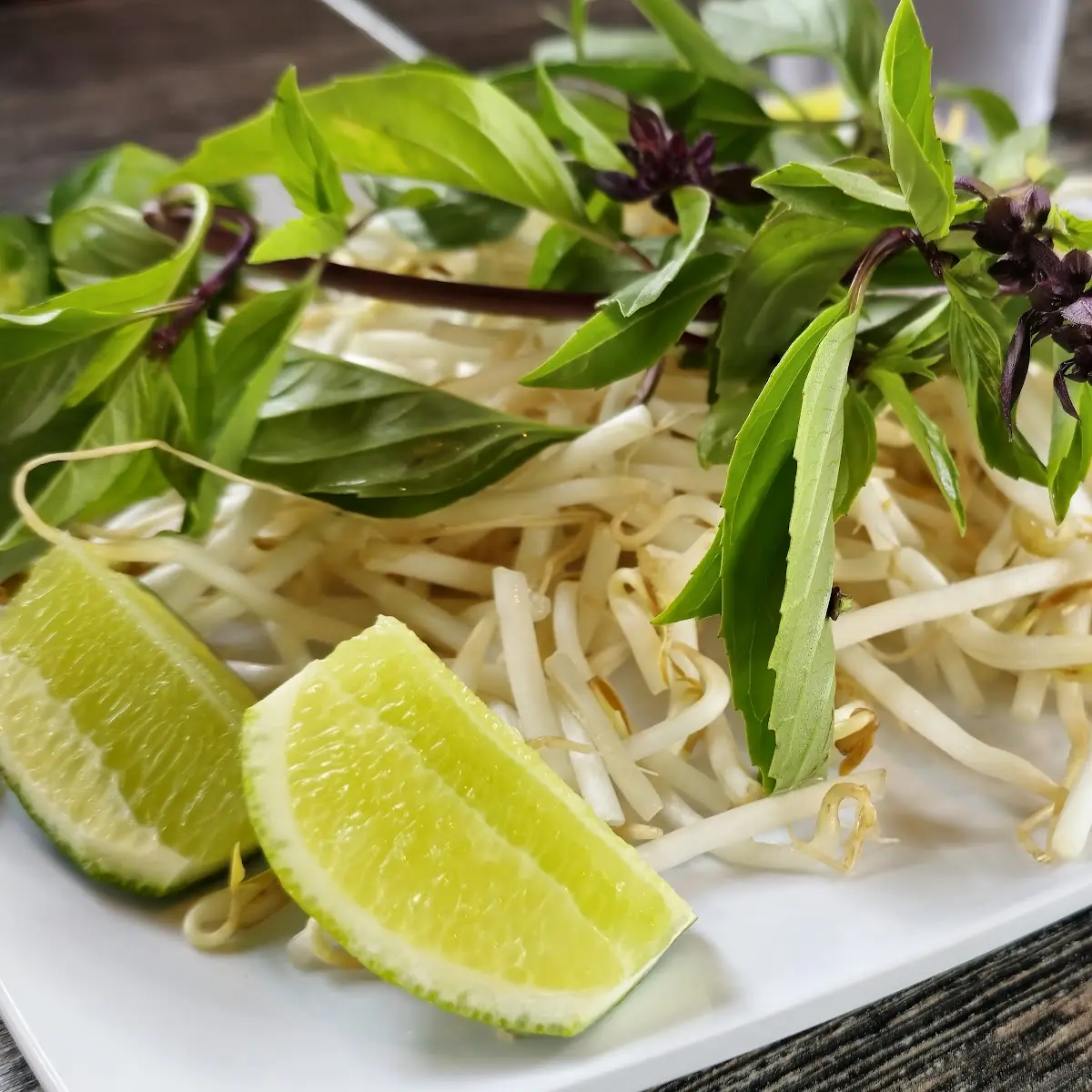 Veggies for Pho Tai