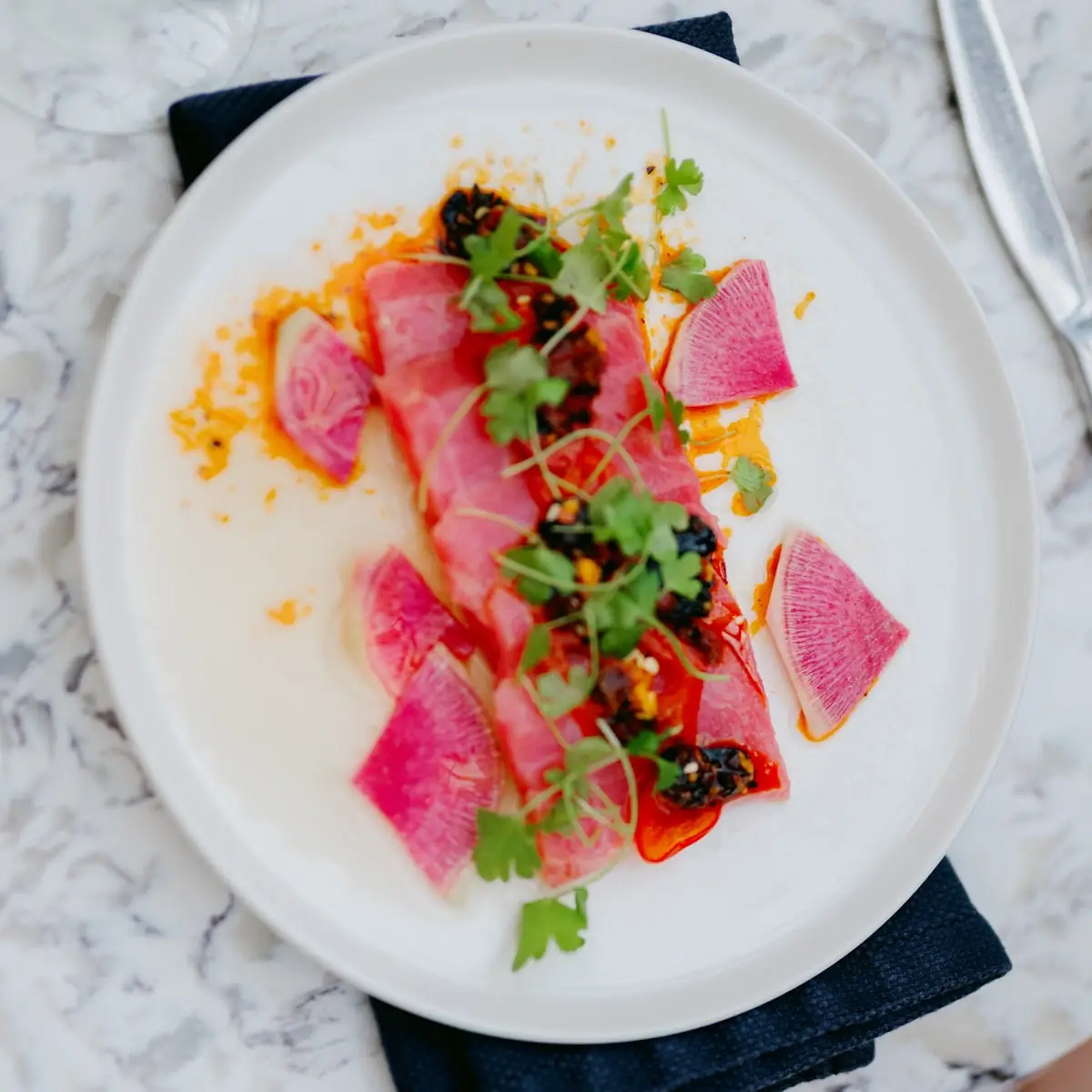 Ahi Tuna Crudo