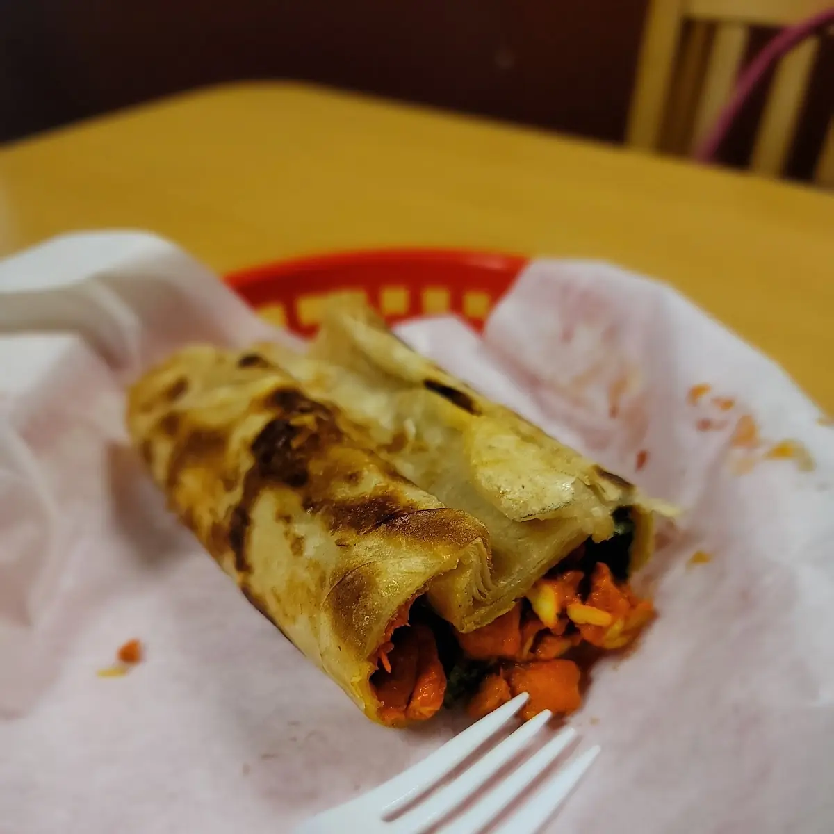 Jabati Chicken Wrap