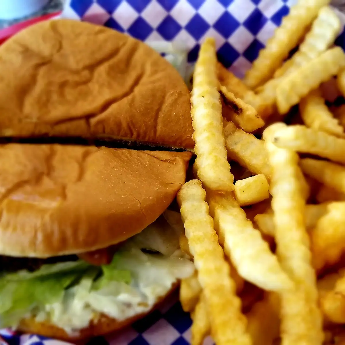Cheese Burger Basket