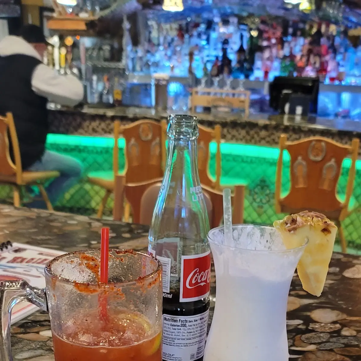 Michelada Beer and Piña Colada