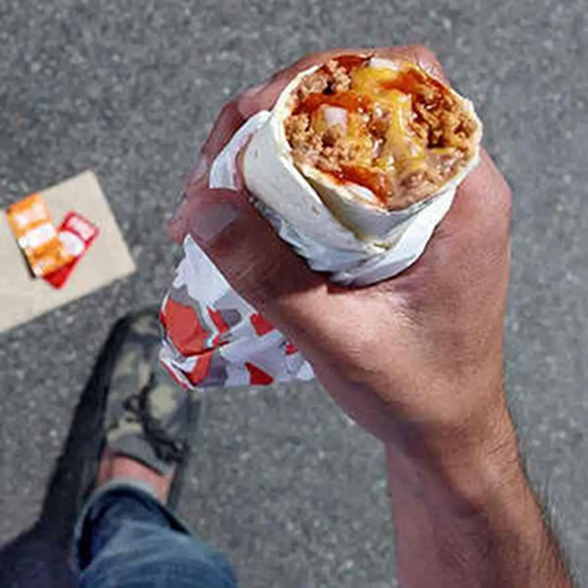 Three Cheese Nacho Grande Burrito