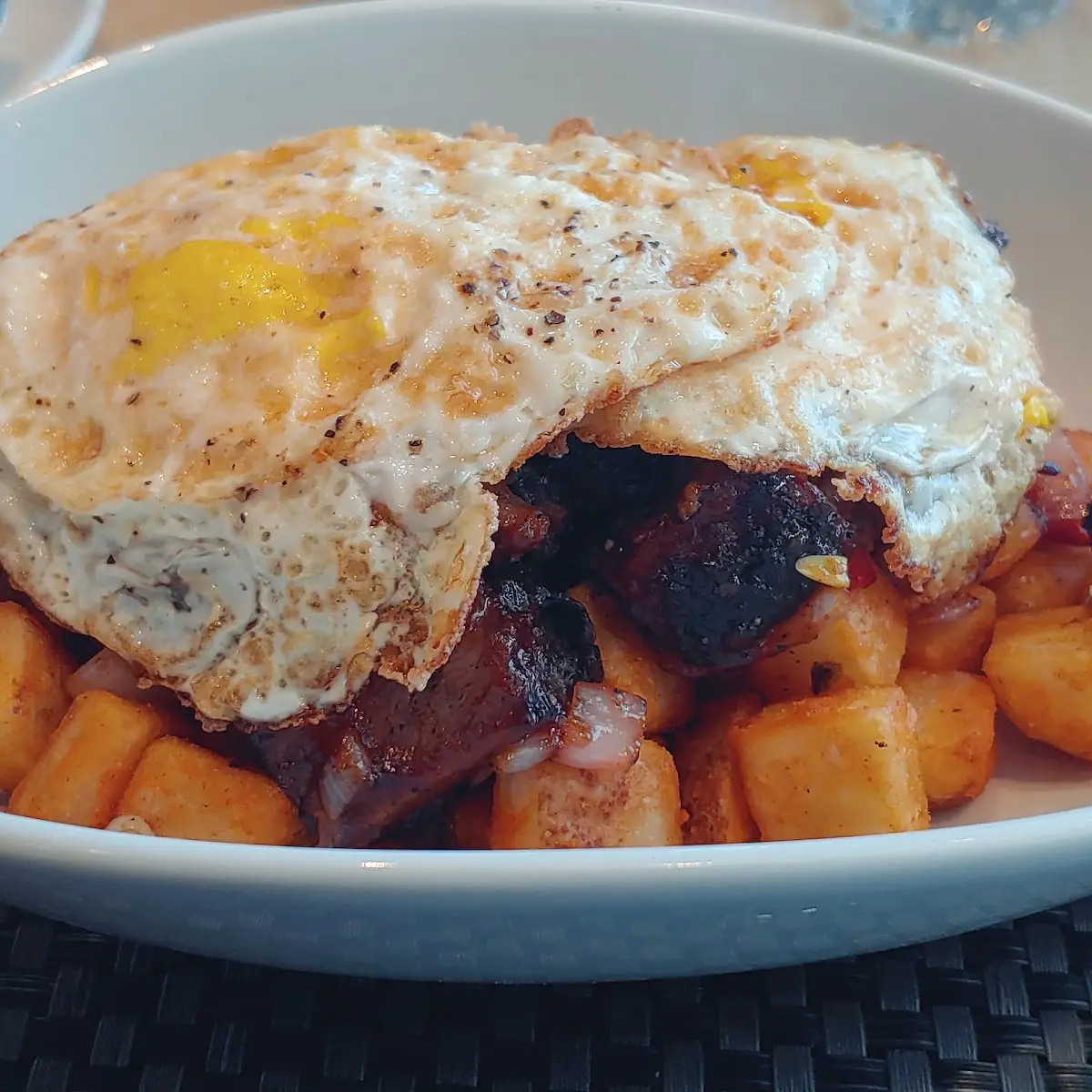 Pork Belly Burnt Ends Hash