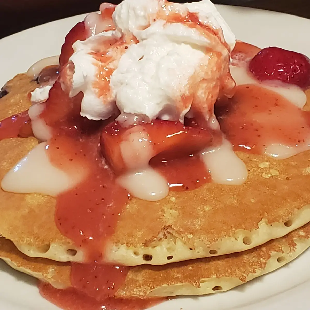 New Tres Leches Pancake Breakfast