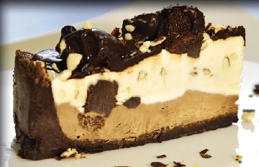 Peanut Butter Fudge Brownie Cheesecake