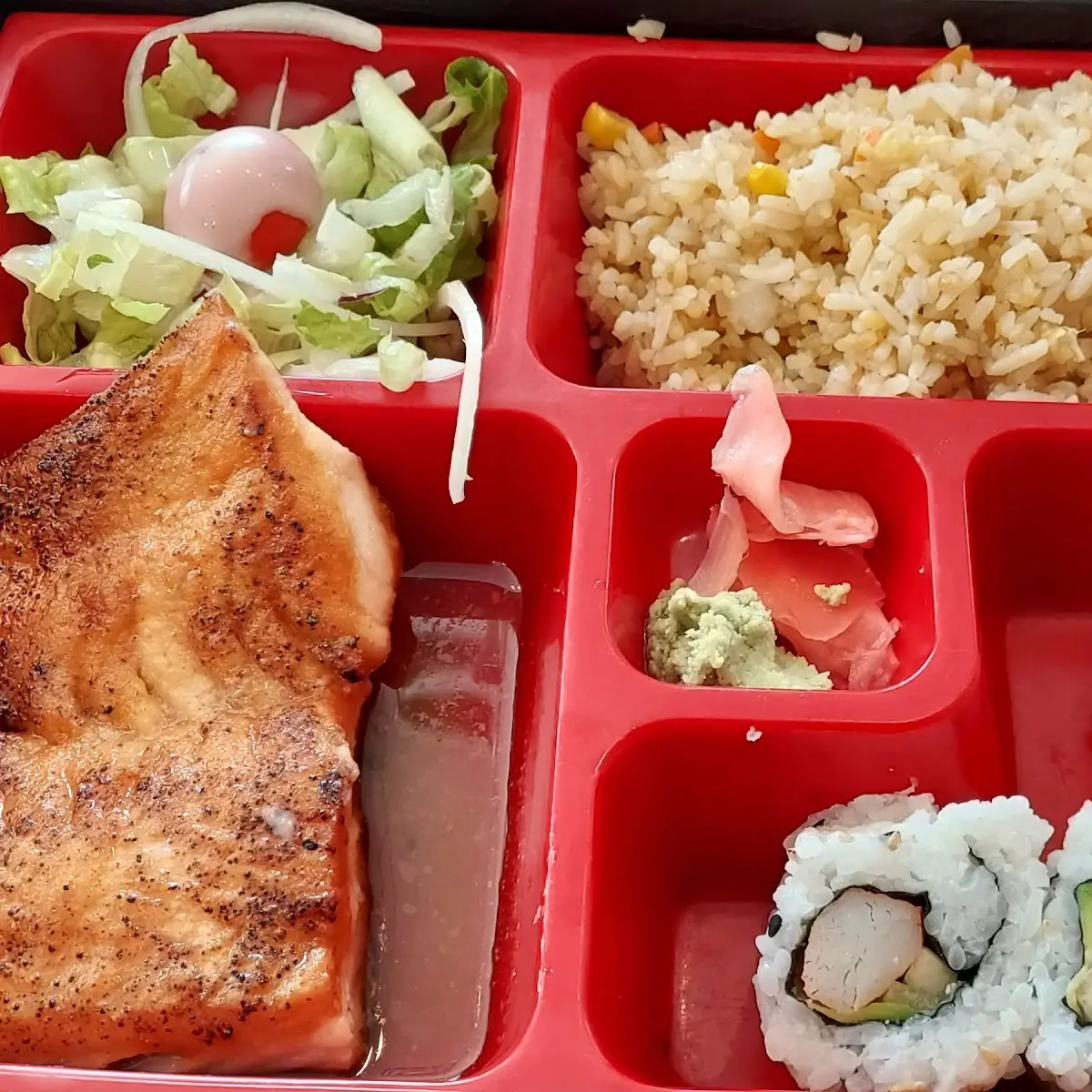 Salmon Bento Box