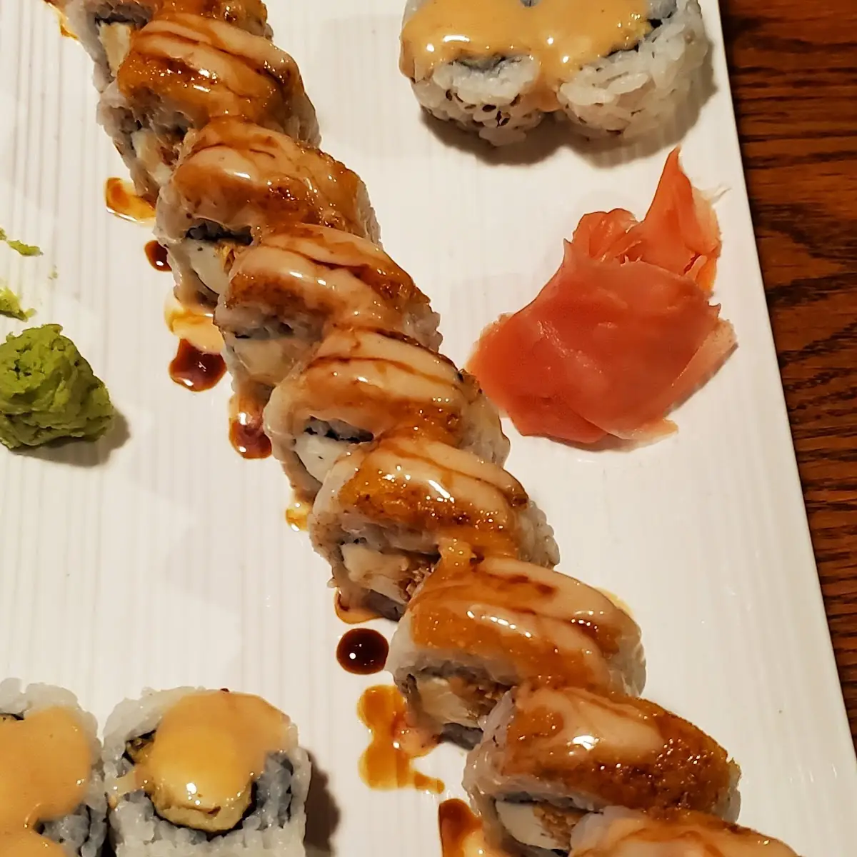 Angel Roll and Shrimp Tempura Roll