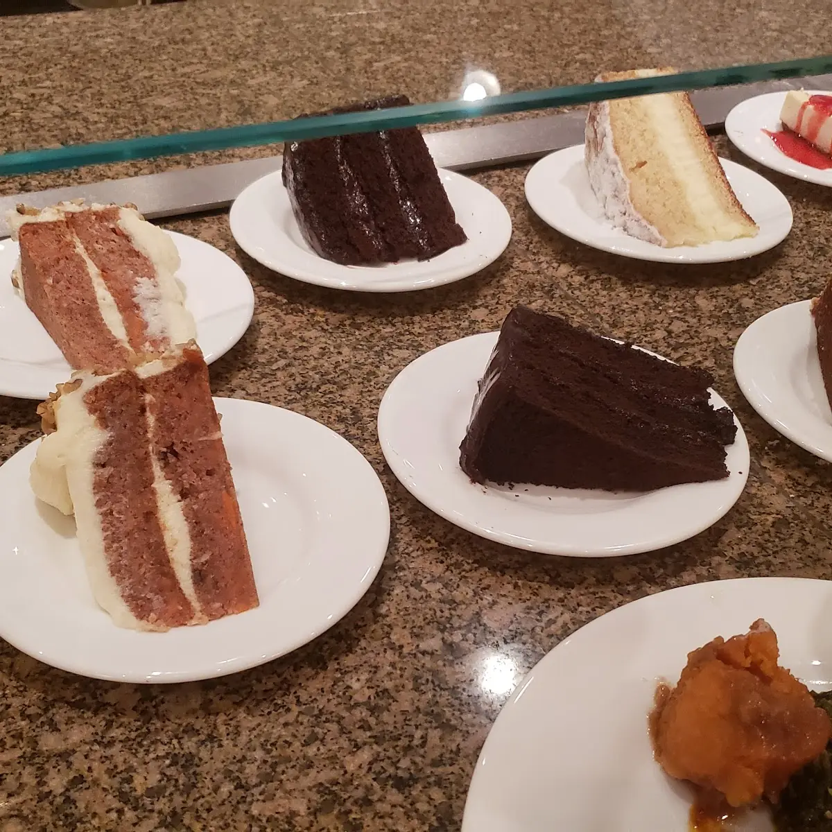 Chocolate Cake and Cheese Cake