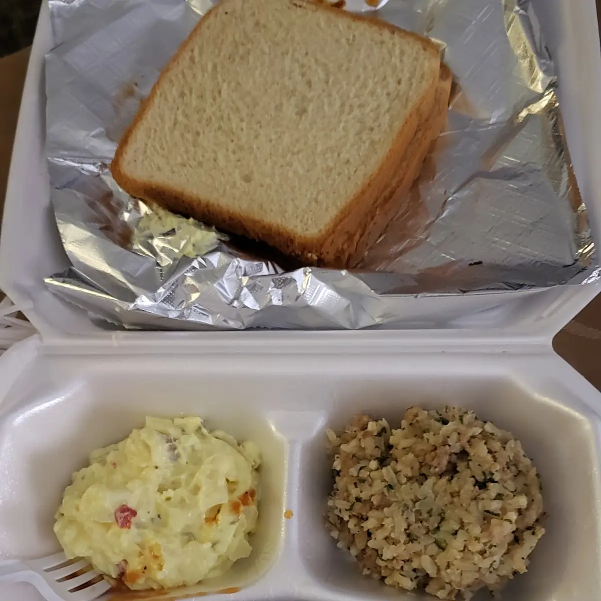 Potato Salad and Rice
