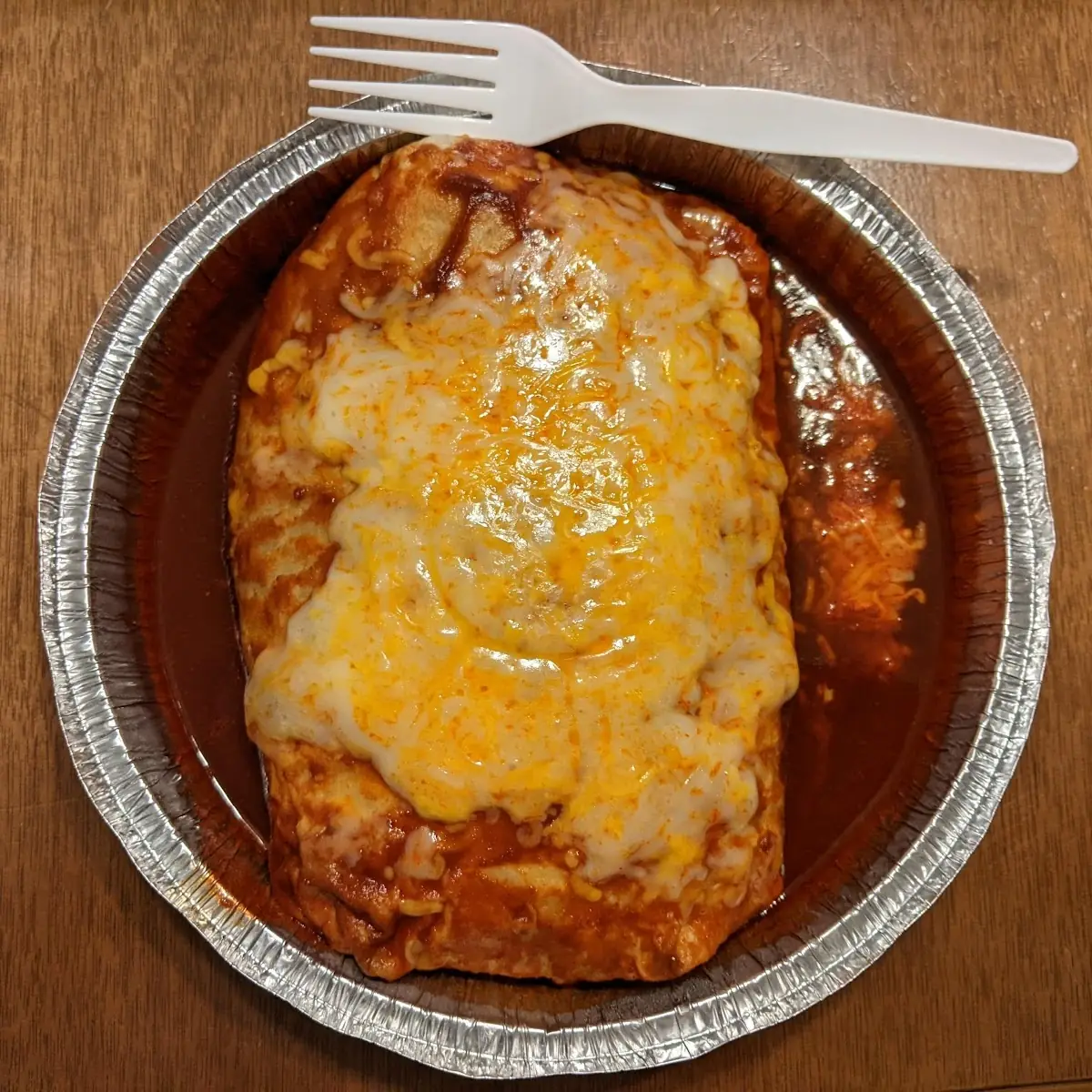 Smothered Carnitas Burrito