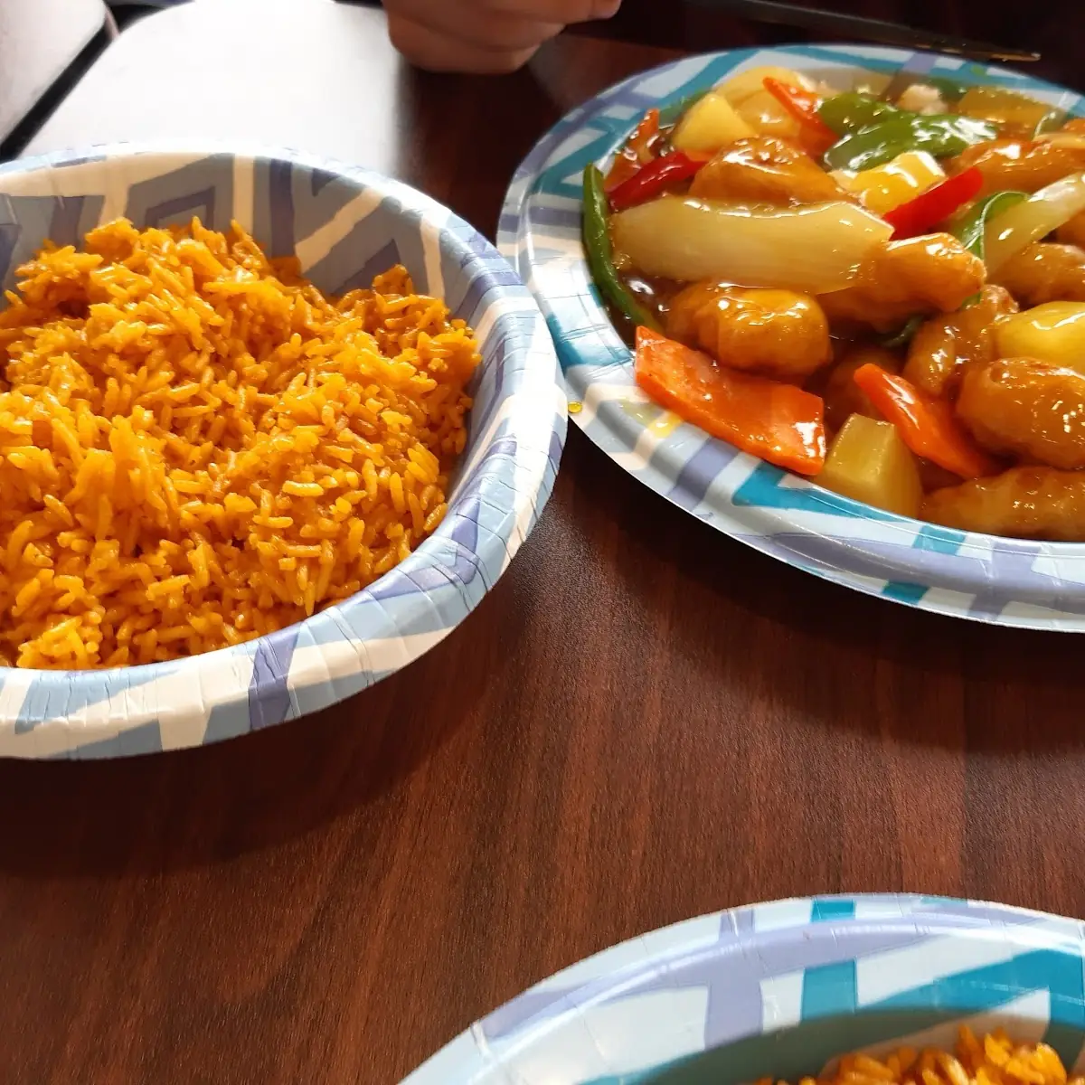 Yellow Rice and Pineapple Chicken