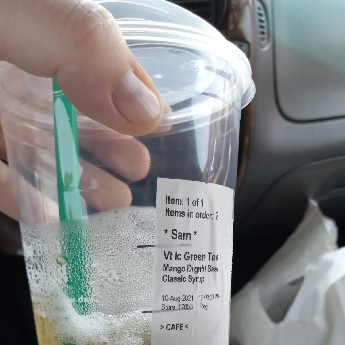Green Tea Peach Refresher