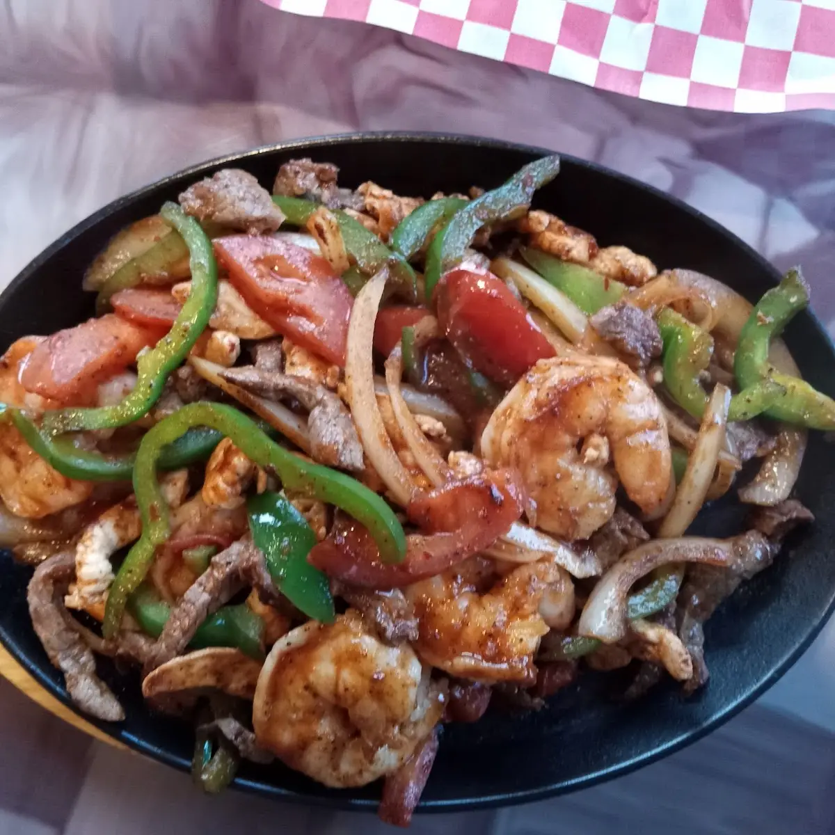 Shrimp Fajitas
