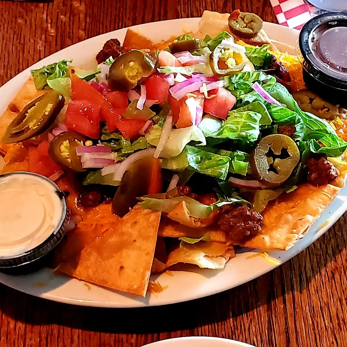 Grilled Chicken Nachos