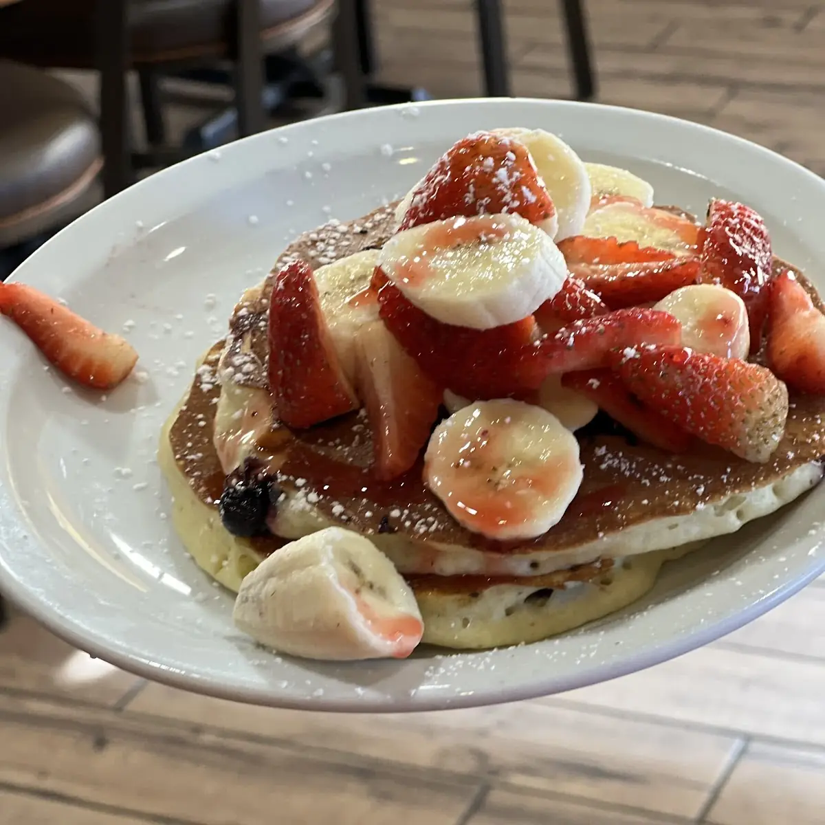 Red White and Blueberry Pancakes