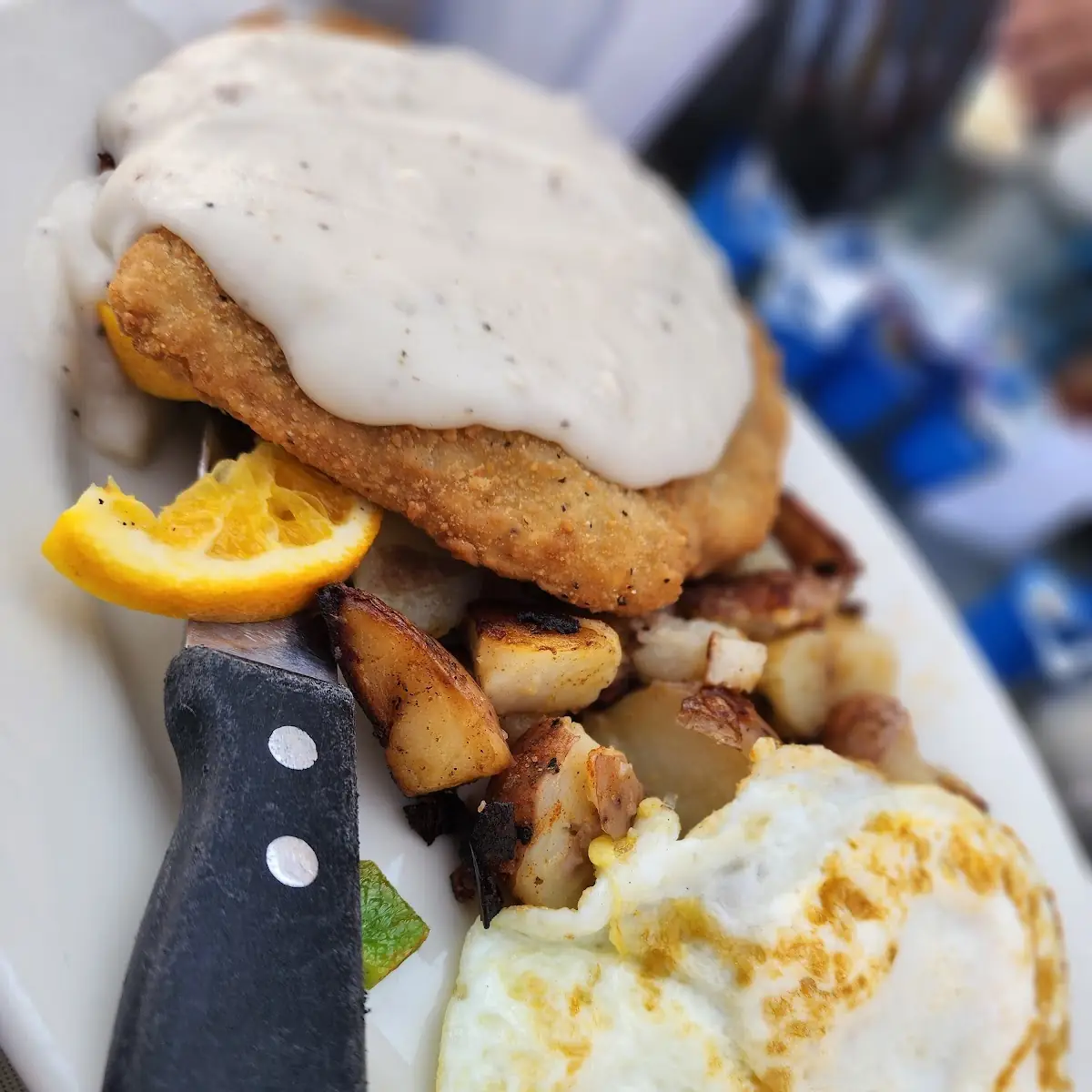 Chicken Fried Steak & Eggs