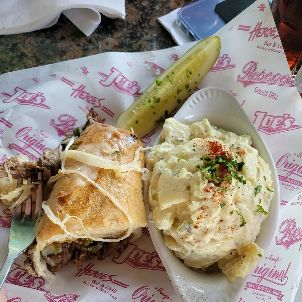 Philly Cheese Steak Sandwich